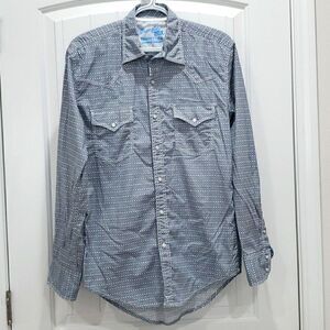 Wrangler Mens 20X, pearl snal,,Competition Shirt ,Size Small